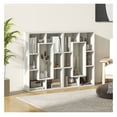 thumbnail image 3 of Yunken 7-Cube Geometric Bookshelf, Modern Decorative Open Bookcase for Living Room, Office, Asymmetric Freestanding Storage Shelf & Display Unit, 3 of 9