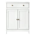 thumbnail image 5 of Ktaxon Bathroom Floor Cabinet, Freestanding Storage Cupboard w/ Drawer and 2 Doors, MDF White, 5 of 15