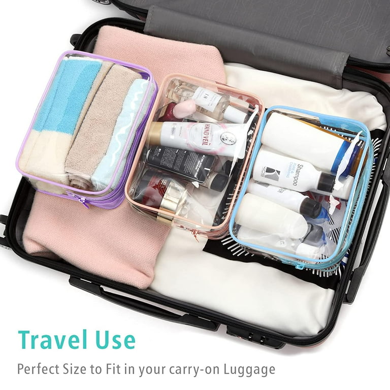 18 incch lenth traveling toiletry bag Maliton for Men & Women Travel Toiletry Bag Hanging Toiletry Bag Hygiene Organizer with 4 Compartments Waterproof Bathroom Shower Bag Large Toiletries Travel Bag (Purple) : Beauty & a cosmetic Durable 3-Piece Polyester Luggage Set