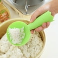 thumbnail image 2 of 3 Pcs/Set Rice Spoons Heat Resistant Comfortable Grip Stand Up Non-stick Cartoon Serve Rice Particle Design Smiling Face Kitchen Rice Shove for Home, 2 of 7