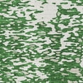 thumbnail image 4 of HomeRoots 675440 5 x 8 ft. Emerald & Ivory Abstract Transitional Washable Machine Made Rectangle Area Rug with UV Protection, 4 of 9