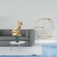 thumbnail image 2 of Estatua De Gato, Escultura Animal, Adorno Artístico Para Chimenea Con Estante Metálico De Pared De 3 Niveles. Decoración Multifuncional Que Ahorra Espacio, Ideal Para Coleccionables Y, 2 of 8