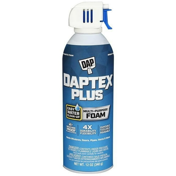 6 Pack of 12 oz DAP 18836 Daptex Multi-Purpose Foam Sealant