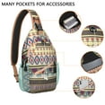 thumbnail image 4 of Sac de Voyage Boho Chic Coloré Anti-Vol pour Femmes Motifs Vintage et Ethniques, 4 of 4