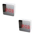 thumbnail image 2 of Bearachild LED Digital Alarm Clock Bedroom Living Powered Clocks Projector Function Type-c Light Radio Sensing Auto Room Snooze Type1 NO1, 2 of 6