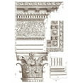 thumbnail image 2 of Vision Studio 17x24 White Modern Wood Framed Museum Art Print Titled - Small Corinthian Detail V, 2 of 4