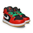thumbnail image 3 of Toddler's Jordan 1 Mid SE Black/Fire Red-White-Malachite (DQ8420 006) - 10, 3 of 5