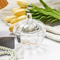 thumbnail image 2 of Esquirla Glass Candy Jar Halloween Pumpkin Jar Candy Dish Glass Jars Candy Bowl with Lid for Home Living Room Dining Table Restaurant, 2 of 7