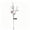 White, variant on Solar Garden Light,Vivid Butterfly and Flower Shaped LED Lamp With All Weather Waterproof Shell,Auto Charge Yard Stake Accessory for Patio Lawn Path and Backyard All Year Round Decoration(Yellow)