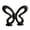Black, variant on Elegant Butterfly Shape Candlestick Resin Taper Candle Holders for Centerpieces