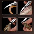 thumbnail image 5 of 5 en 1 cuchillo multifuncional para limpiar camarones, línea de camarones, herramienta para fauces de pescado, pelador de camarones de acero inoxidable, removedor de escamas de pescado, herr, 5 of 5