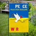 thumbnail image 4 of Flagwix Stand With Ukraine Flag Pray for Ukraine. Stop War. Peace In Ukraine. Ukraine Peace Dove MLH2294F Ukraine Flags, Indoor Outdoor Decoration - Garden Flag (11.5" x 17.5"), 4 of 6