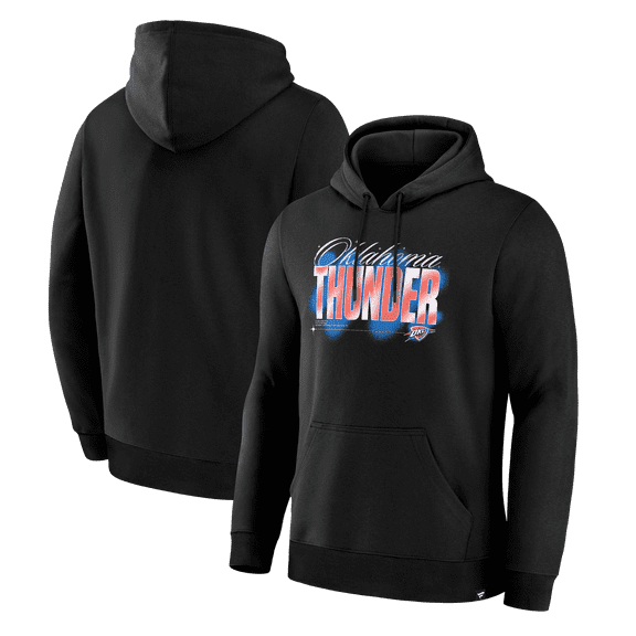Men's Black Oklahoma City Thunder SOS Hoodie