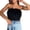 Black-XL, variant on Women's Sleeveless Crop Top Bandeau for Dances Party Attire