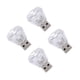 thumbnail image 1 of Speravity 4 piezas Mini USB Car Ambient Plug Play Light Iluminación interior Sin cables Atmósferas Luz Accesorios para automóviles Type3 NO3, 1 of 6