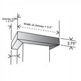 thumbnail image 2 of ZLINE Crown Molding Profile 4 for Wall Mount Range Hood (CM4-455/476/477/667/697), 2 of 11