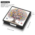 thumbnail image 4 of Rhinestones Post It Dispenser Tree Cuero Pintura Diamantes Contiene 160 Papel, 4 of 8