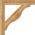 thumbnail image 3 of Ekena Millwork 6"W x 46"D x 46"H Funston Block Rough Sawn Bracket, Western Red Cedar, 3 of 4