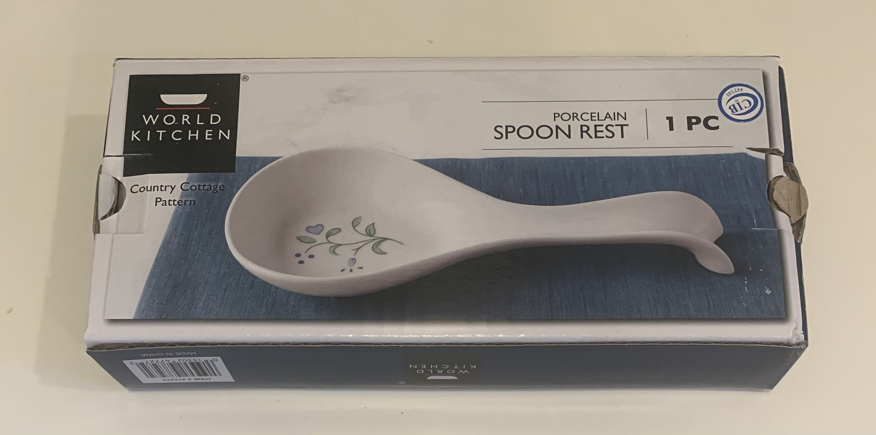 Kitchen Utensils & Gadgets Country Cottage Porcelain Spoon Rest Corelle