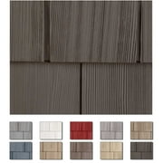 Polaris Homeside Select Cedar Shake Vinyl Siding (1/2 Square) - Slate Flooring Materials