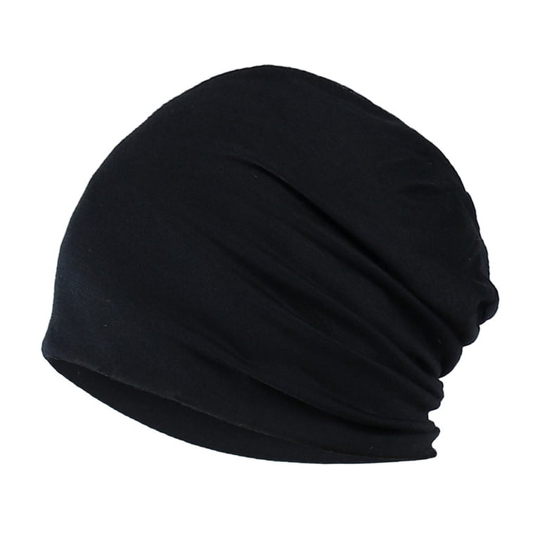 Audhol Hijab Cap Men Soild india Stretch Drawstring Hat Wool