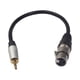 thumbnail image 3 of Cable de audio Cateissary de 3,5 mm a XLR hembra para micrófonos y Altavoces negro 30 * 2 * 2 cm, 3 of 6