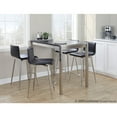thumbnail image 5 of LumiSource Mara Upholstered 26" Fixed-Height Counter Stool - Set of 2, 5 of 13