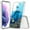 Dolphins Reef Sea World, variant on AquaFlex Hybrid Slim Designed For Samsung Galaxy S22 Case Transparent Clear