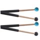 thumbnail image 3 of Xylophone Mallets Drum Mallets Percussion Sticks Blue Reliable Material Polished Surface Easy To Hold 2 Pairs, 3 of 4