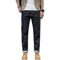 thumbnail image 1 of Jeans en Denim à Oreilles Rouges pour Hommes Jeans Rétro Couleur Originale Coupe Slim Jambe Droite Pantalons Quatre Saisons pour Hommes, 1 of 5