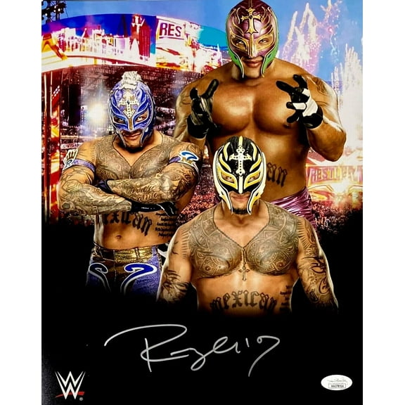 Rey Mysterio Signed Autographed 11x14 Photo JSA Authenticated #3