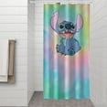 thumbnail image 2 of Waterproof Cartoon Movie Shower Curtain for Cartoon Lovers,36x72 Inch Polyester Unique Cartoon Shower Curtain for Bathroom Hotel Home Bathtub Accessories Decor with 7 Plastic Hooks, 2 of 6
