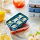 thumbnail image 3 of 3 Pack Mini Ice Cube Mold with Lid, 18 Compartment Silicone Ice Cube Tray for Whiskey, Cocktails, 3 of 3