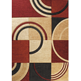 thumbnail image 4 of Chester Abstract Red/Brown Area Rug, 4 of 9