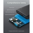 thumbnail image 5 of Anker PowerCore Slim 10000 Portable Charger 10000mAh Ultra Slim Power Bank PowerIQ Charging,Black, 5 of 7
