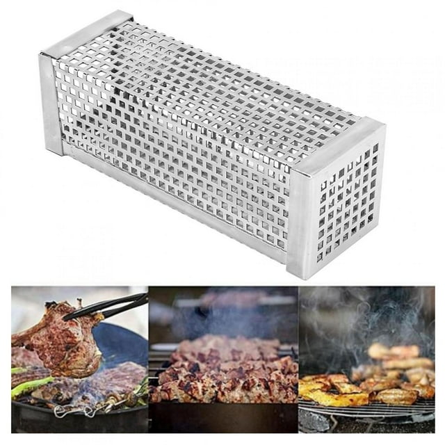 Herramientas de tubo para ahumador de parrilla de barbacoa cuadrada de acero inoxidable 304, accesorio para barbacoa al aire libre de 6 pulgadas Unbranded 3111200158711