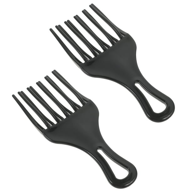 unbranded 2Ud Peine De Plástico Para Peinar Con Anchos Negro Para Y Enredado