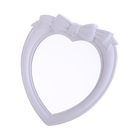 Heart Make Vanity Mirror Tabletop Mirror Lightweight White