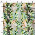 thumbnail image 2 of Soimoi Green Poly Georgette Fabric Leaf Floral Printed Fabric 1 Yard 42 Inch Wide, 2 of 6