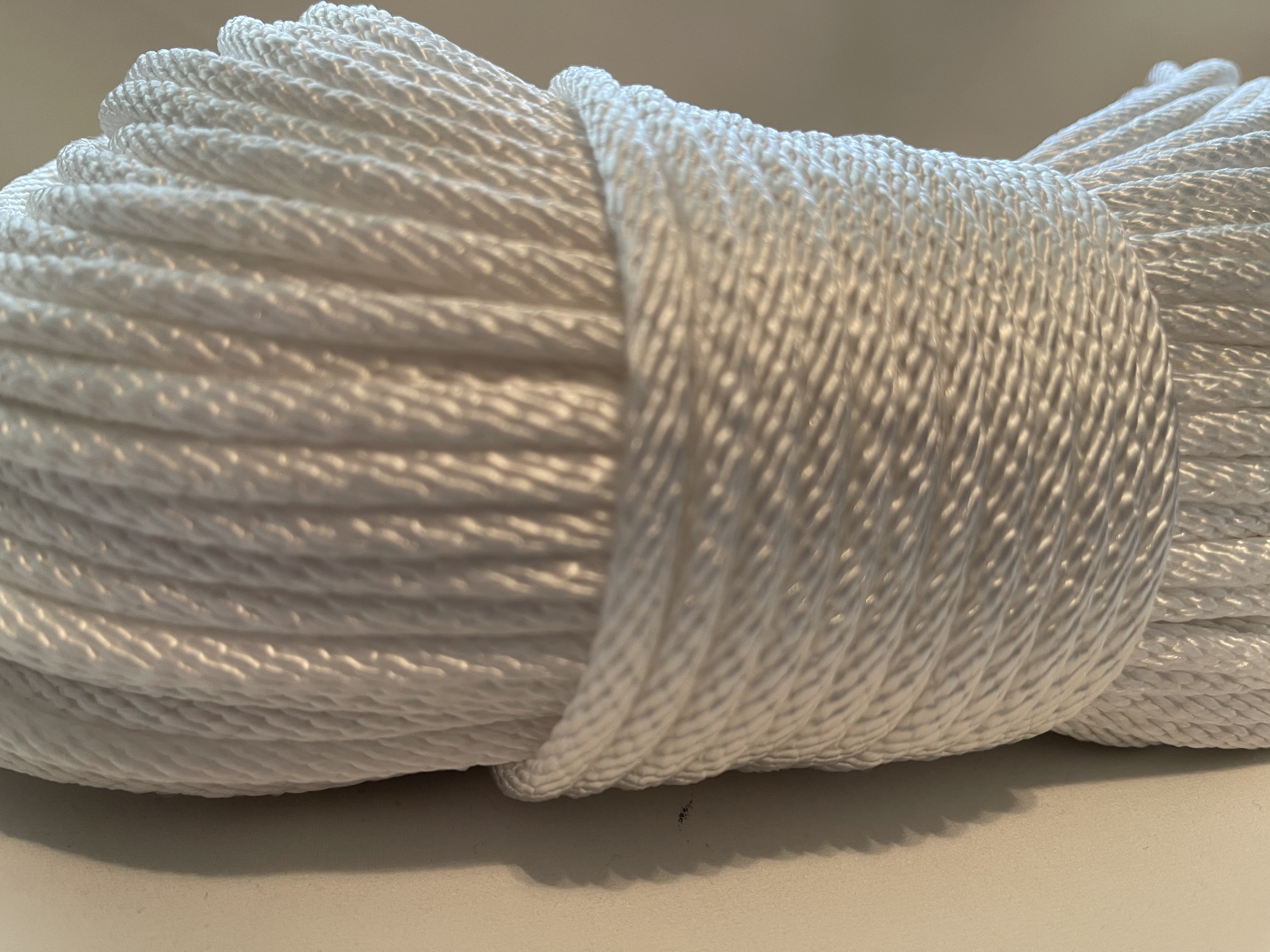 3/8 ” x 100 ft Pre-Cut Double Braid-Yacht Braid polyester rope hank 