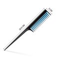 thumbnail image 2 of 3 Piece Triple Teasing Comb, Rat Tail Combs for Women, Tool Structure Tease Layers Rattail Comb, Rat Tail Comb for Back Combing Root Teasing, Adding Volume, Evening Styling (Black and Blue), 2 of 7