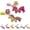 Six Colors to Choose, variant on 2026 Year of the Horse Gift – Handmade Crochet Plush Pony Keychain Bag Charm, Cute Cartoon Ornament (2 pcs)