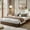 Walnut, variant on Memoryfield Wood Platform Bed Frame, Twin Size Wood Bed Frame, Wood Slat Support, No Headboard, No Box Spring Needed, Natural