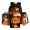 Flame Soccer, variant on ZUXONGSY Wolf Galaxy Print Backpack for Boys Girls School Bag Middle High Schoolbag Bookbag with Lunch Box Pencil Case and Water Bottle Holder 4 In 1 Back to School Supplies
