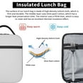 thumbnail image 5 of Blue Green Waves Insulated Lunch Box With Detachable Handle - Meal Tote Bag For Adults 10"Lx 8"Wx4"H, 5 of 6