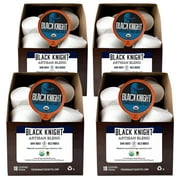 Fresh Roasted Coffee, Organic Black Knight Coffee Pods, Dark Roast, K-cup Compatible, 72 Count