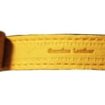 thumbnail image 3 of Brown Leather Braided Dog Short Traffic Leash 16" Long 4-thong Square Braid for Large Breeds, 3 of 3