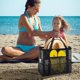 thumbnail image 5 of Bolso bandolera de playa con malla transparente, gran capacidad, bolsillo interior, resistente al agua, fácil de limpiar, ideal para viajes, multiusos, fabricado en nailon resistente, apto, 5 of 8