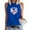 Blue womens tank tops 12, variant on Wycnly Womens Tank Tops Baseball Mom Heart Graphics Crewneck Sleeveless Shirts Casual Loose Fit Racerback Tank Tops Blouses Wine XXL Clothes