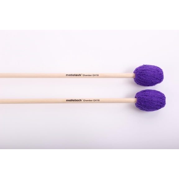 Malletech Chamber Marimba Mallets Set of 4 (2 Matched Pairs) Hard